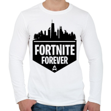 PRINTFASHION Fortnite Forever - Férfi hosszú ujjú póló - Fehér női póló