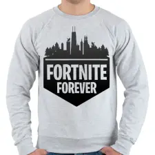 PRINTFASHION fortnite forever - Férfi pulóver - Sport szürke férfi pulóver, kardigán