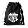 PRINTFASHION Fortnite Forever - Sportzsák, Tornazsák - Fekete