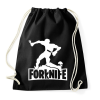 PRINTFASHION fortnite forknife fehér - Sportzsák, Tornazsák - Fekete
