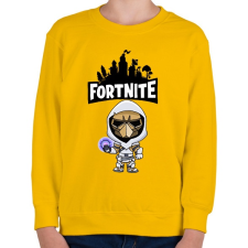 PRINTFASHION Fortnite Fusion - Gyerek pulóver - Sárga gyerek pulóver, kardigán