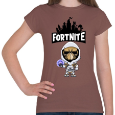 PRINTFASHION Fortnite Fusion - Női póló - Mogyoróbarna női póló