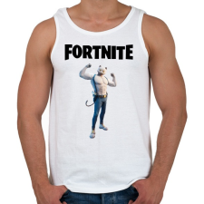 PRINTFASHION Fortnite Ghost Meowscles - Férfi atléta - Fehér atléta, trikó