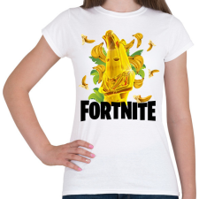 PRINTFASHION Fortnite Gold Peely - Női póló - Fehér női póló