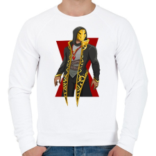 PRINTFASHION Fortnite Golden - Férfi pulóver - Fehér férfi pulóver, kardigán