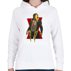 PRINTFASHION Fortnite Golden - Női kapucnis pulóver - Fehér