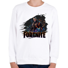PRINTFASHION Fortnite - Gyerek pulóver - Fehér gyerek pulóver, kardigán