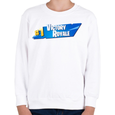 PRINTFASHION Fortnite - Gyerek pulóver - Fehér