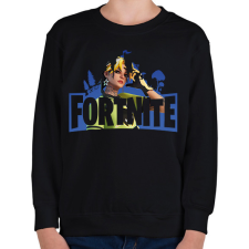 PRINTFASHION Fortnite - Gyerek pulóver - Fekete gyerek pulóver, kardigán