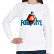 PRINTFASHION Fortnite hal - Női pulóver - Fehér
