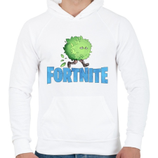 PRINTFASHION Fortnite Hide  - Férfi kapucnis pulóver - Fehér férfi pulóver, kardigán