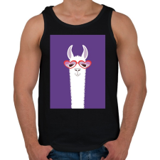 PRINTFASHION Fortnite Láma - Férfi atléta - Fekete atléta, trikó