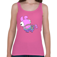 PRINTFASHION Fortnite láma pasztell - Női atléta - Rózsaszín női trikó