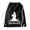 PRINTFASHION Fortnite Llama Logó - Fehér - Sportzsák, Tornazsák - Fekete