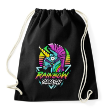 PRINTFASHION Fortnite Llama Rainbow - Sportzsák, Tornazsák - Fekete tornazsák