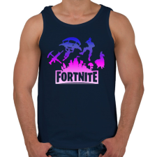 PRINTFASHION fortnite logó 3 - Férfi atléta - Sötétkék atléta, trikó