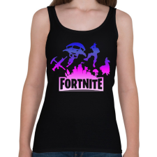 PRINTFASHION fortnite logó 3 - Női atléta - Fekete női trikó