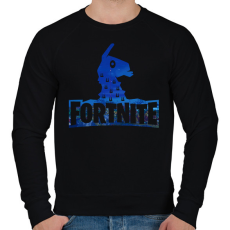 PRINTFASHION Fortnite logó - Férfi pulóver - Fekete