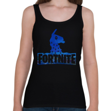 PRINTFASHION Fortnite logó - Női atléta - Fekete