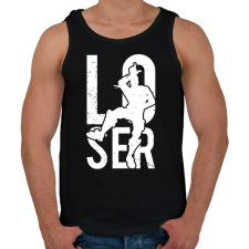 PRINTFASHION Fortnite Loser - Férfi atléta - Fekete atléta, trikó