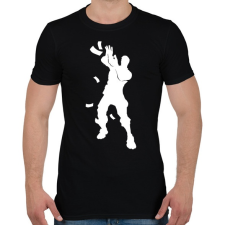 PRINTFASHION Fortnite - Make It Rain - Férfi póló - Fekete férfi póló