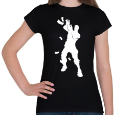 PRINTFASHION Fortnite - Make It Rain - Női póló - Fekete női póló