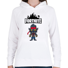 PRINTFASHION Fortnite Max Dire - Női kapucnis pulóver - Fehér