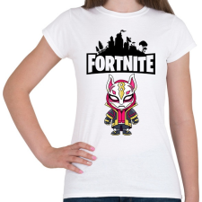 PRINTFASHION Fortnite Max drift - Női póló - Fehér női póló