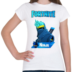 PRINTFASHION Fortnite Ninja  - Női póló - Fehér