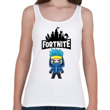 PRINTFASHION Fortnite ninjaaa - Női atléta - Fehér női trikó