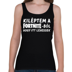 PRINTFASHION Fortnite - Női atléta - Fekete