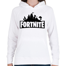 PRINTFASHION FORTNITE - Női kapucnis pulóver - Fehér női pulóver, kardigán