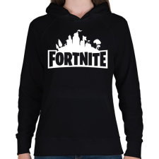 PRINTFASHION FORTNITE - Női kapucnis pulóver - Fekete női pulóver, kardigán