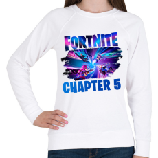 PRINTFASHION Fortnite - Női pulóver - Fehér