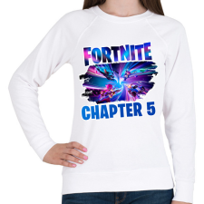 PRINTFASHION Fortnite - Női pulóver - Fehér női pulóver, kardigán
