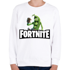 PRINTFASHION Fortnite Peabody - Gyerek pulóver - Fehér