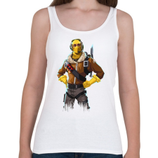 PRINTFASHION Fortnite Player - Női atléta - Fehér női trikó