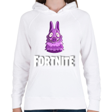 PRINTFASHION Fortnite póló - Női kapucnis pulóver - Fehér női pulóver, kardigán