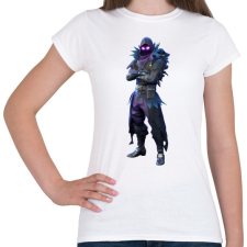 PRINTFASHION Fortnite - Raven Full - Női póló - Fehér női póló