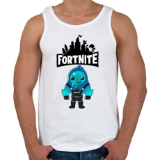 PRINTFASHION Fortnite rippley - Férfi atléta - Fehér