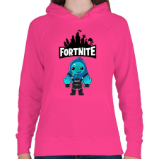 PRINTFASHION Fortnite rippley - Női kapucnis pulóver - Fukszia női pulóver, kardigán
