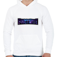 PRINTFASHION Fortnite season10 - Férfi kapucnis pulóver - Fehér férfi pulóver, kardigán