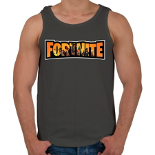 PRINTFASHION Fortnite season8 - Férfi atléta - Sötétszürke atléta, trikó
