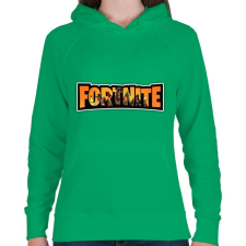 PRINTFASHION Fortnite season8 - Női kapucnis pulóver - Zöld női pulóver, kardigán