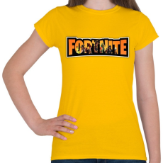 PRINTFASHION Fortnite season8 - Női póló - Sárga