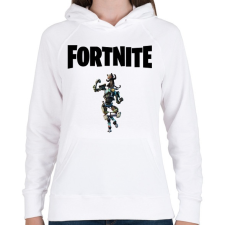 PRINTFASHION Fortnite Shadow Mecha Kitty - Női kapucnis pulóver - Fehér női pulóver, kardigán