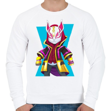 PRINTFASHION Fortnite skin - Férfi pulóver - Fehér férfi pulóver, kardigán