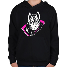 PRINTFASHION Fortnite skin - Gyerek kapucnis pulóver - Fekete gyerek pulóver, kardigán