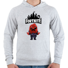 PRINTFASHION Fortnite Sludge - Férfi kapucnis pulóver - Sport szürke