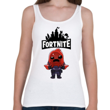 PRINTFASHION Fortnite Sludge - Női atléta - Fehér női trikó